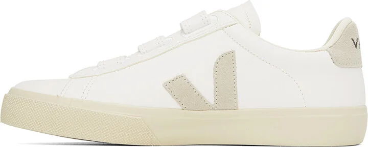 VEJA White Recife ChromeFree Leather Sneakers - Image 3