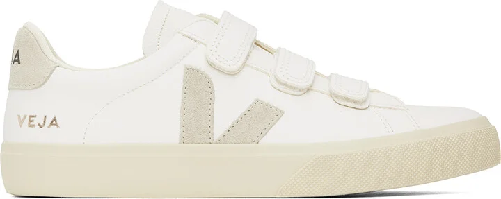VEJA White Recife ChromeFree Leather Sneakers