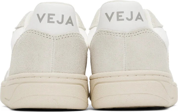 VEJA White V-10 B-Mesh Sneakers - Image 2
