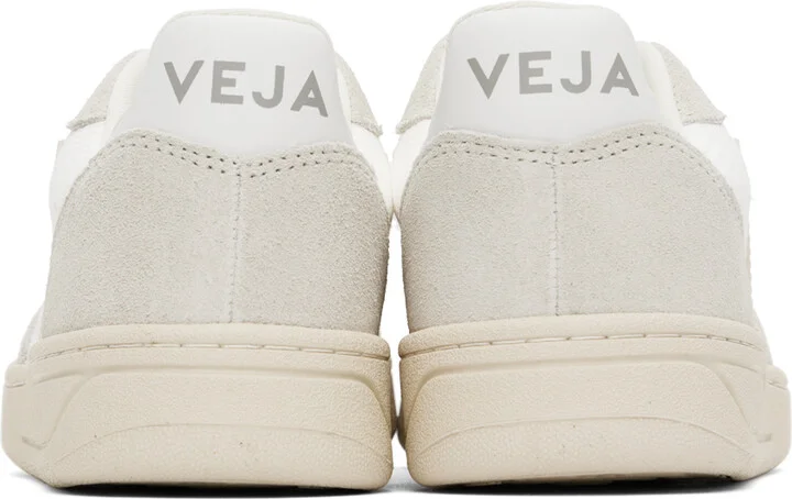 VEJA White V-10 B-Mesh Sneakers - Image 2