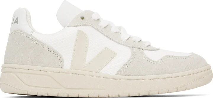 VEJA White V-10 B-Mesh Sneakers
