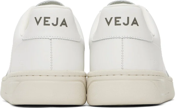 VEJA White V-12 Leather Sneakers - Image 2