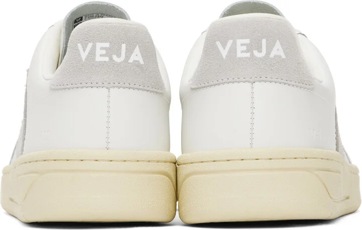 VEJA White V-12 Leather Sneakers - Image 2