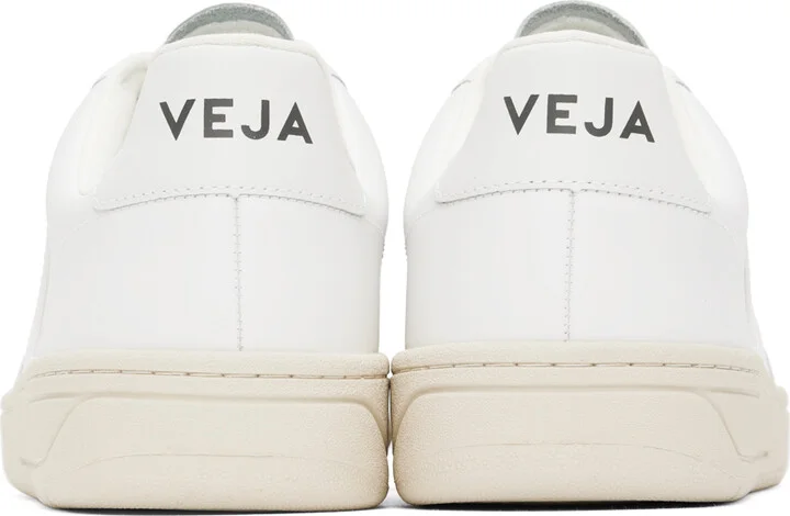 VEJA White V-12 Sneakers - Image 2