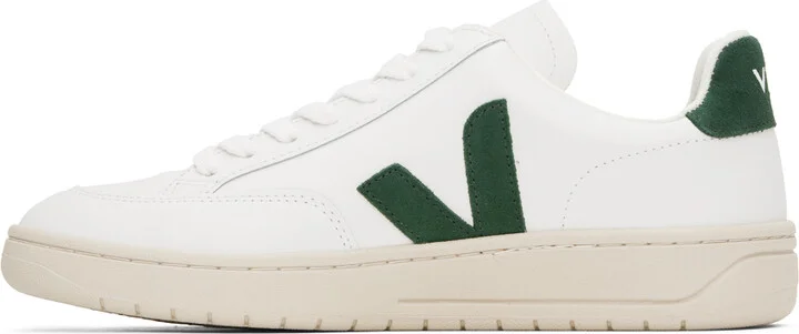 VEJA White V-12 Sneakers - Image 3