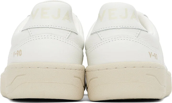 VEJA White V-90 Sneakers - Image 2