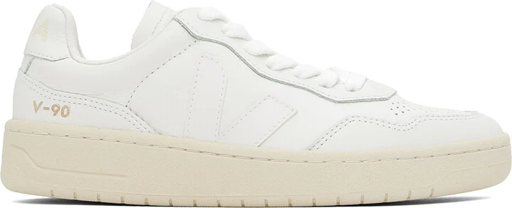 VEJA White V-90 Sneakers