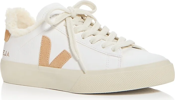 Veja Women's Campo Faux Shearling Lining Low Top Sneakers
