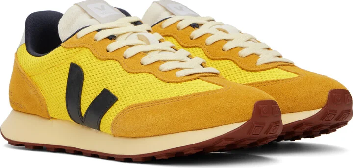 VEJA Yellow Rio Branco II Alveomesh Sneakers - Image 4