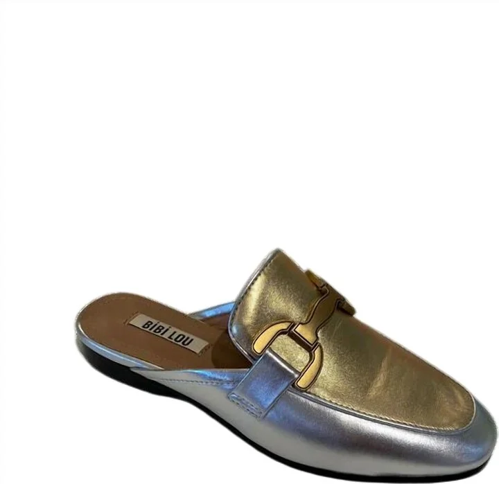 Vela Loafer In Metallic