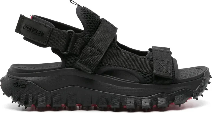 Vela logo-patch sandals