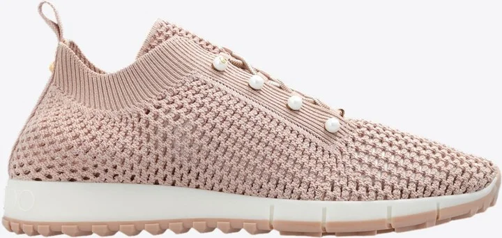 Veles Crochet Knit Low-Top Sneakers