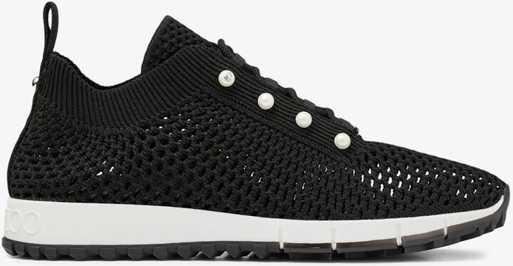 Veles Crochet Knit Low-Top Sneakers