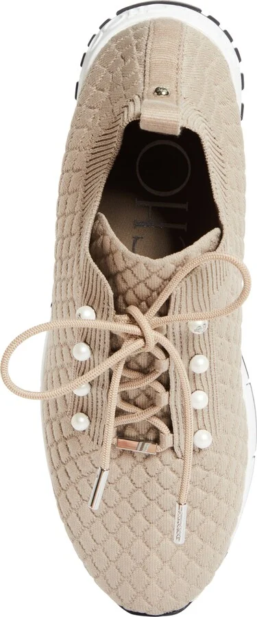 Veles Faux Pearl Knit Sneaker - Image 5