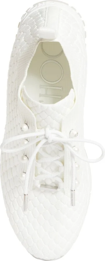 Veles Faux Pearl Knit Sneaker - Image 5