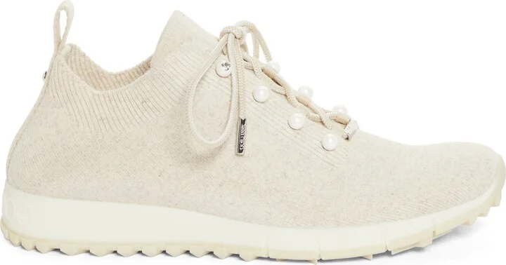 Veles Imitation Pearl Knit Sneaker - Image 3