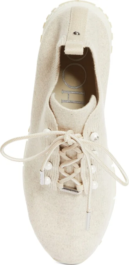 Veles Imitation Pearl Knit Sneaker - Image 5