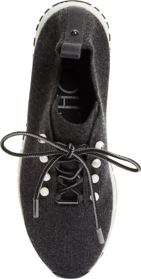 Veles Imitation Pearl Knit Sneaker - Image 5
