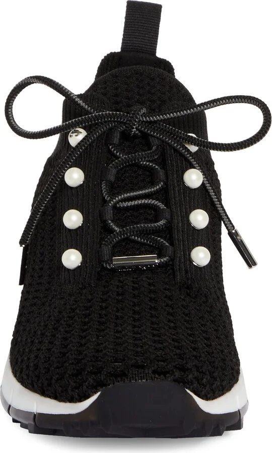 Veles Imitation Pearl Knit Sneaker - Image 4