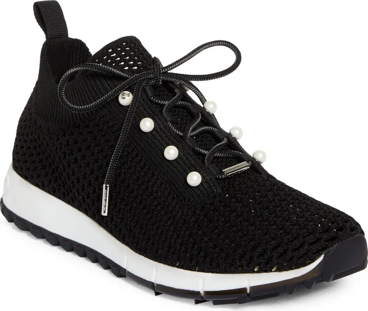 Veles Imitation Pearl Knit Sneaker