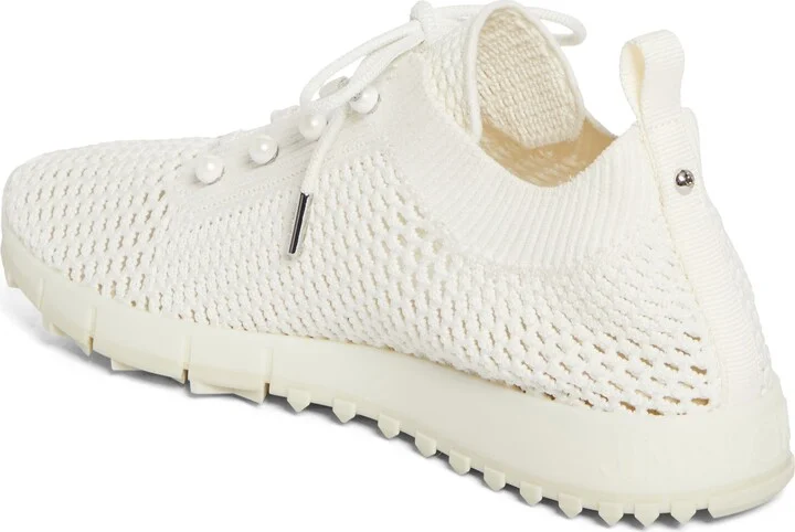 Veles Imitation Pearl Open Stitch Knit Sneaker - Image 2