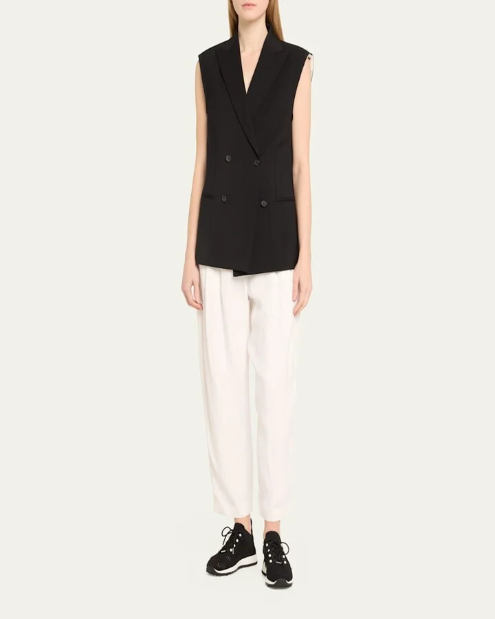 Veles Knit Pearly Lace-Up Sneakers - Image 2