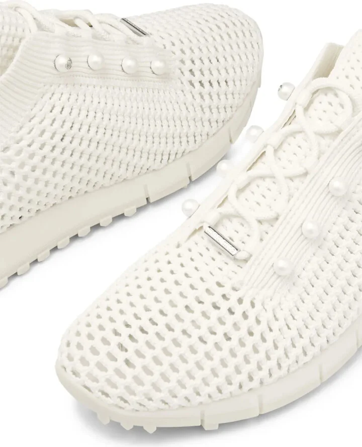 Veles pearl-embellished sneakers - Image 4
