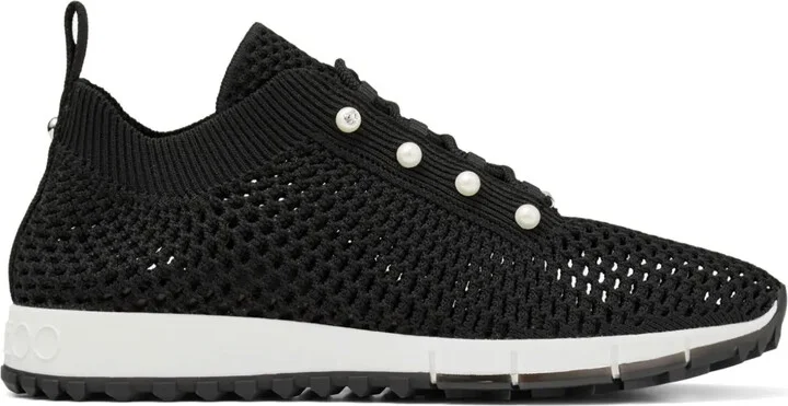 Veles pearl-embellished sneakers