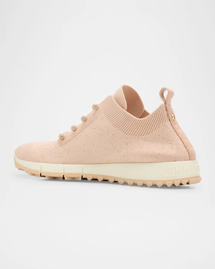 Veles Sequin Knit Trainer Sneakers - Image 3