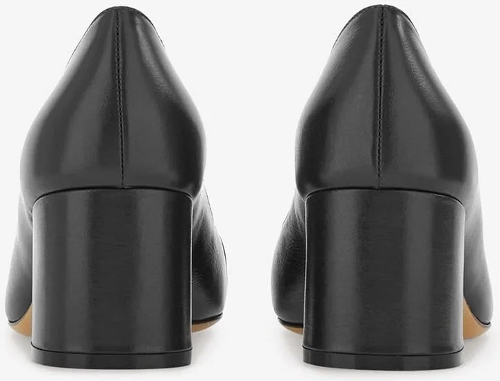 Vella 60 Vara Plate Leather Pumps - Image 3