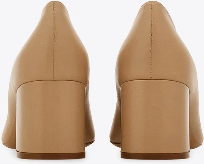 Vella 60 Vara Plate Leather Pumps - Image 2