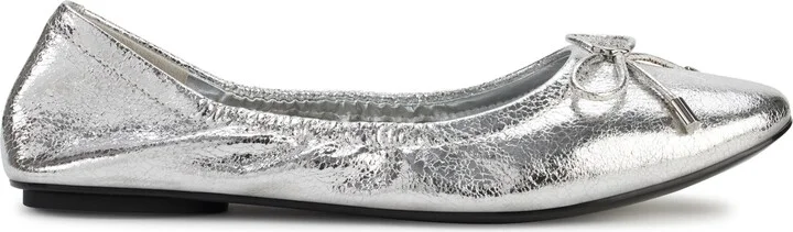 Velma Metallic Ballet Flat - Image 8