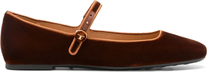 Velour Ballerina Shoes