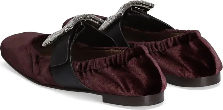 Velour Ballet Flats - Image 3