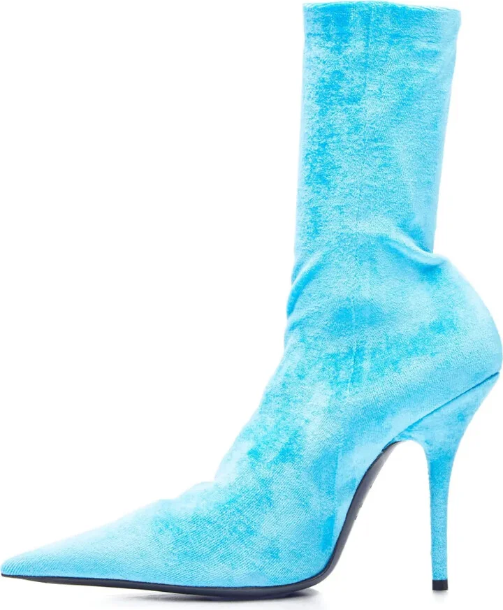 Velvet Ankle Boots - Image 2