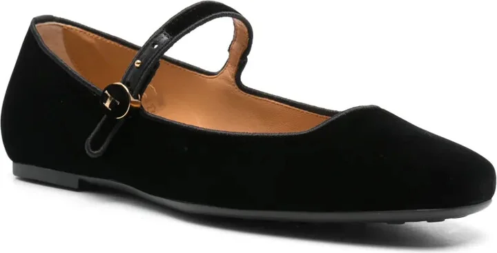 Velvet Ballerina Shoes - Image 2