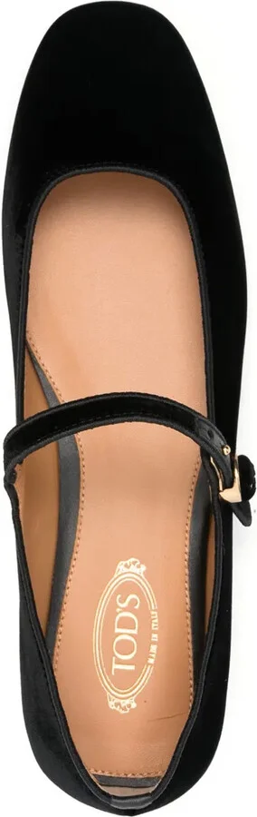 Velvet Ballerina Shoes - Image 4