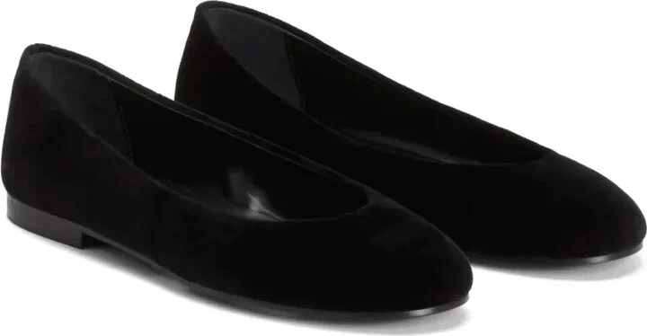 Velvet Ballerina Shoes - Image 3