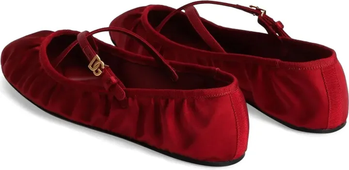 Velvet Ballerina Shoes - Image 3