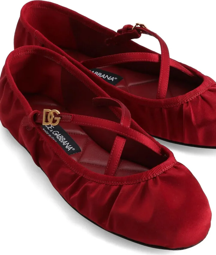 Velvet Ballerina Shoes - Image 4