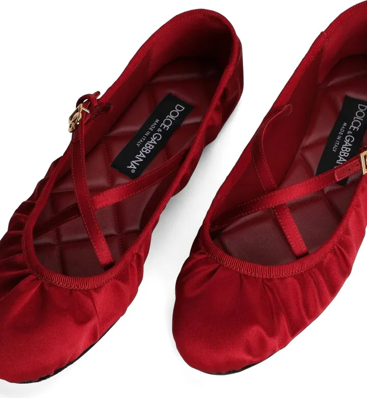 Velvet Ballerina Shoes - Image 5