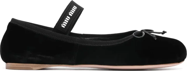 Velvet Ballerina Shoes