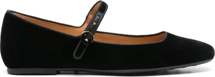 Velvet Ballerina Shoes