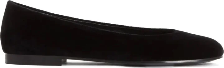 Velvet Ballerina Shoes