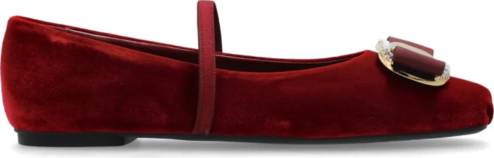 Velvet Ballerinas Zina, , - Burgundy
