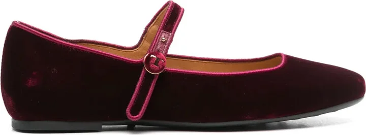 Velvet Ballet Flats