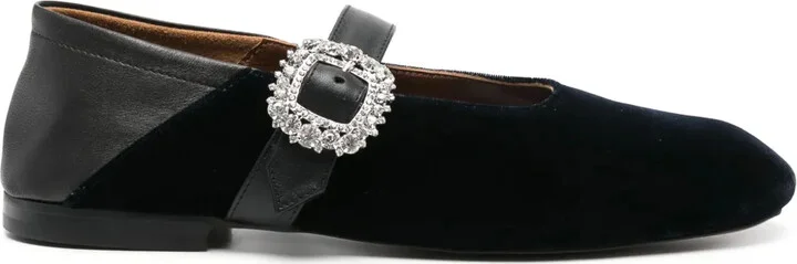 Velvet Ballet Flats