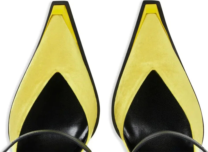 Velvet Buckled Pumps - Image 4