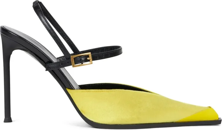 Velvet Buckled Pumps