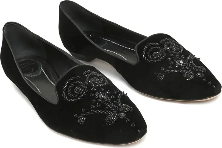 Velvet-Finish Loafers - Image 2